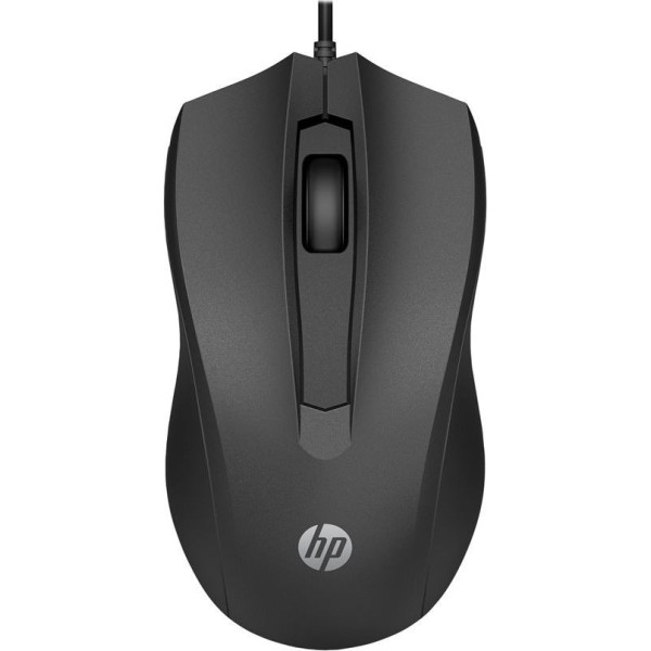 Mysz HP Wired Mouse 100 przewodowa czarna 6VY96AA