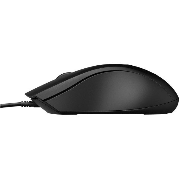 Mysz HP Wired Mouse 100 przewodowa czarna 6VY96AA