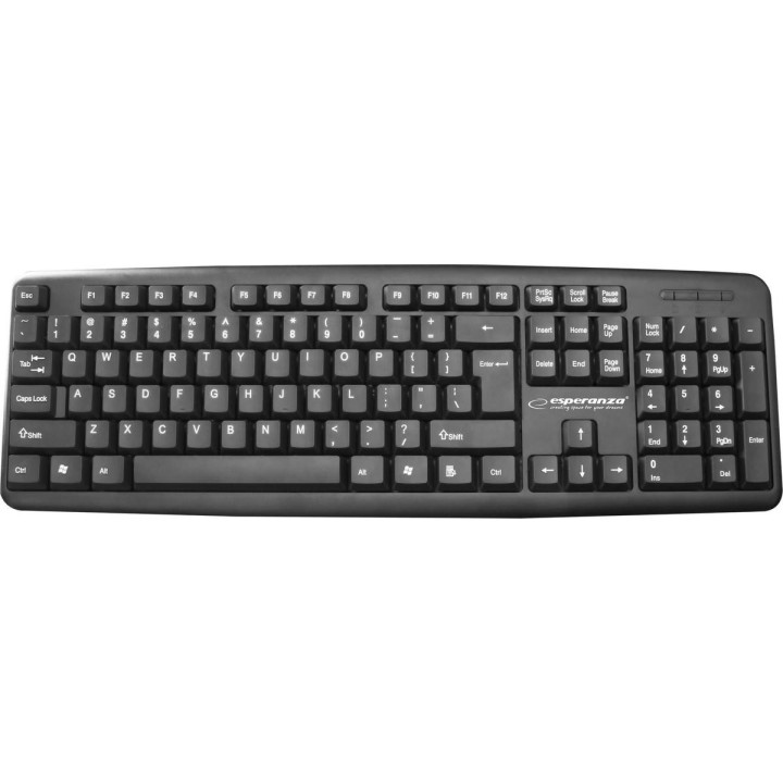 Klawiatura membranowa Esperanza AMARILLO EK134 (USB 2.0; (EU); kolor czarny)