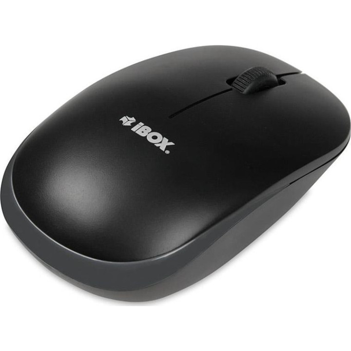 Zestaw klawiatura + mysz IBOX DESKTOP PRO KIT IKMS606W (USB 2.0; (US); kolor czarny; optyczna; 1200 DPI)