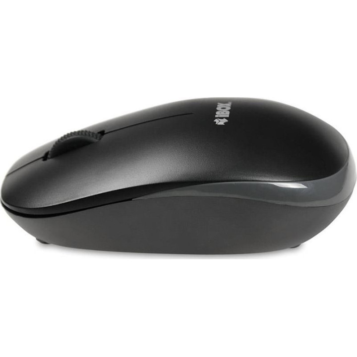 Zestaw klawiatura + mysz IBOX DESKTOP PRO KIT IKMS606W (USB 2.0; (US); kolor czarny; optyczna; 1200 DPI)