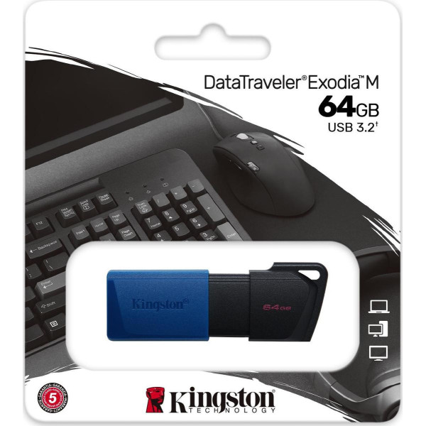 KINGSTON Exiodia 64GB USB3.2 blue