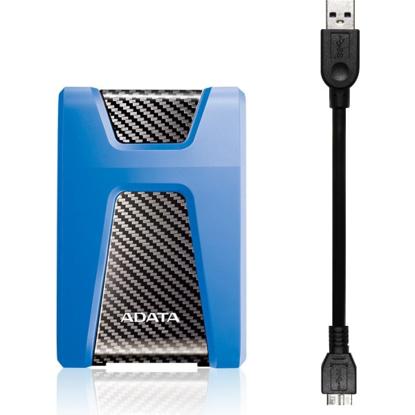 Dysk zewnętrzny HDD ADATA HD650 AHD650-2TU31-CBL (2 TB; 2.5 ; USB 3.1; kolor niebieski)