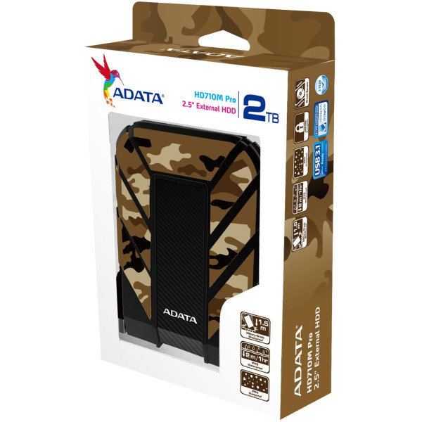 ADATA DashDrive Durable HD710M Pro 2TB 2.5'' USB3.1 Military