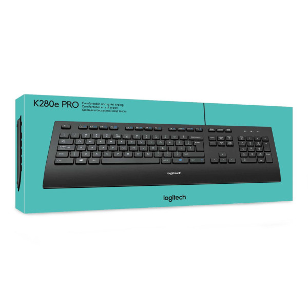 Klawiatura Logitech 920-005217 (USB 2.0; kolor czarny)