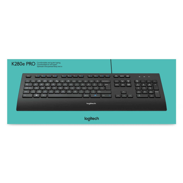 Klawiatura Logitech 920-005217 (USB 2.0; kolor czarny)