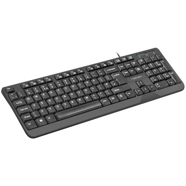 Klawiatura membranowa NATEC Trout US NKL-0967 (USB 2.0; (EN); kolor czarny)