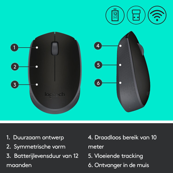 Logitech M171 Czarna