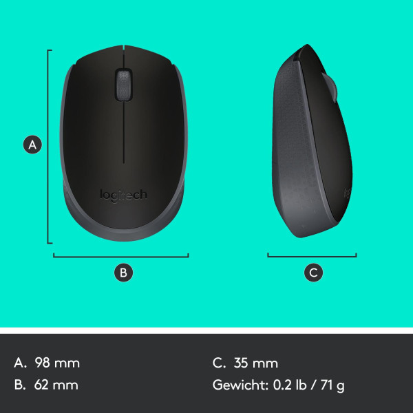 Logitech M171 Czarna