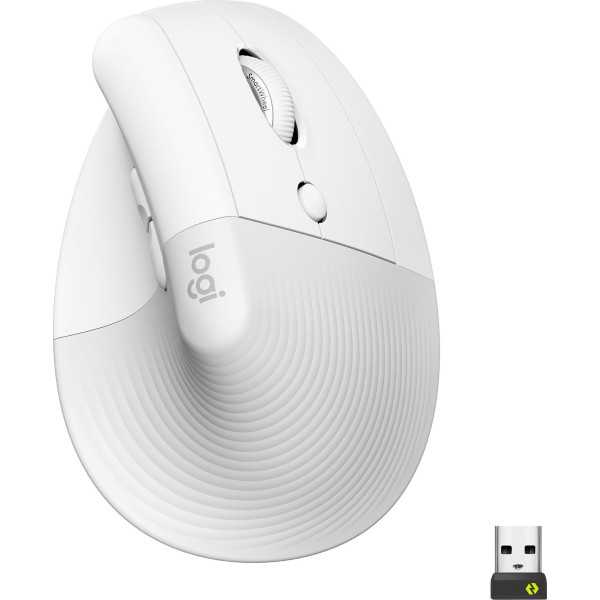 Mysz bezprzewodowa Logitech Lift ergonomiczna biała 910-006475