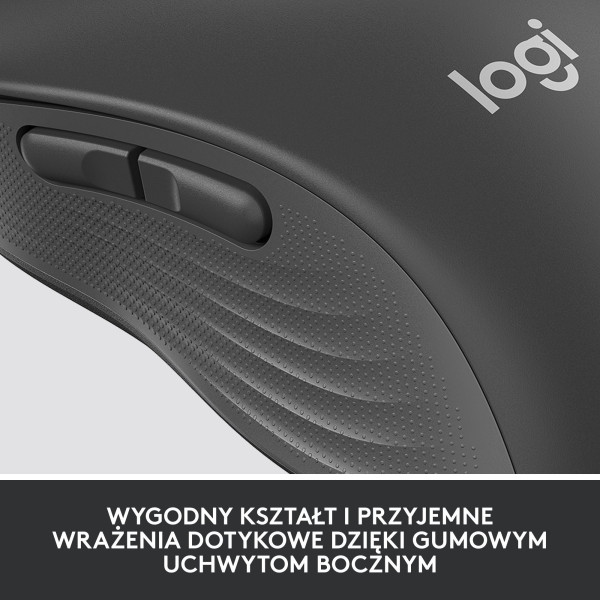 Mysz bezprzewodowa Logitech Signature M650 L grafitowa 910-006236