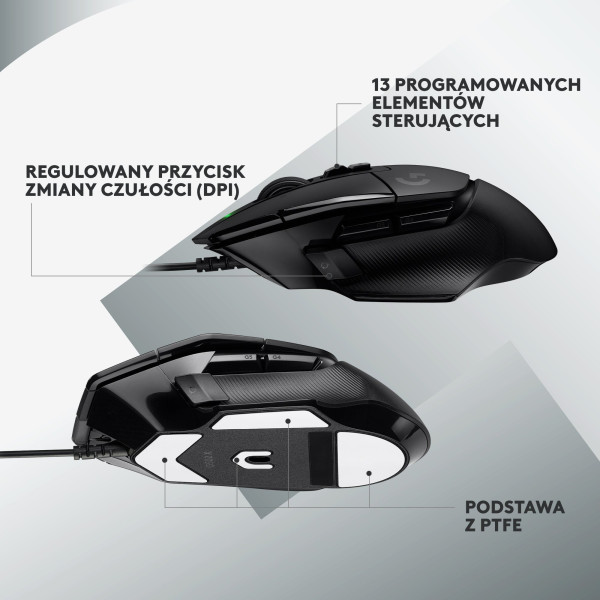 Logitech G502 X Czarna