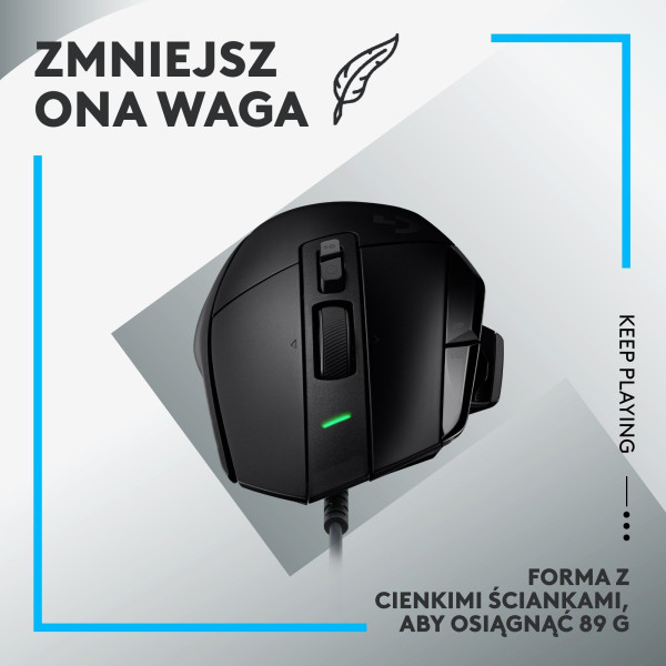 Logitech G502 X Czarna