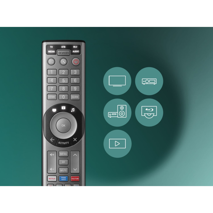 Pilot uniwersalny One for All URC7956 Smart Control Pro (obsł. 5 urz.) programowalny