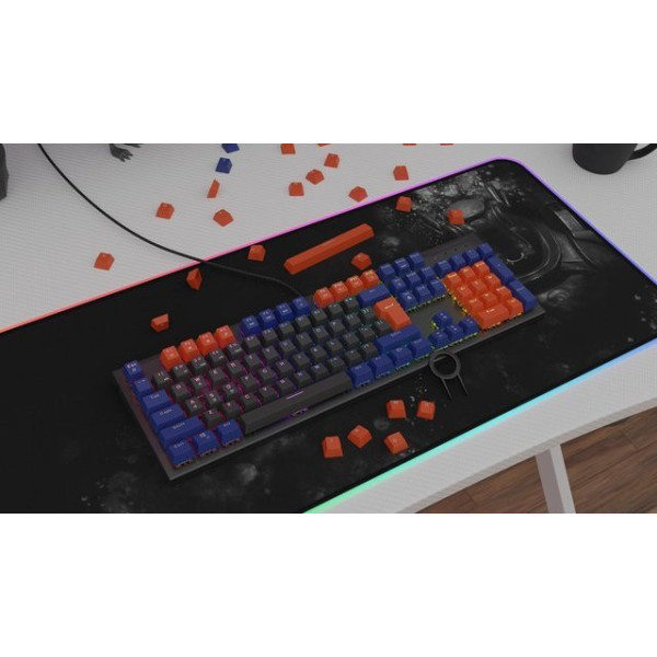 Genesis Lead 300 granatowe Double Shot Keycaps