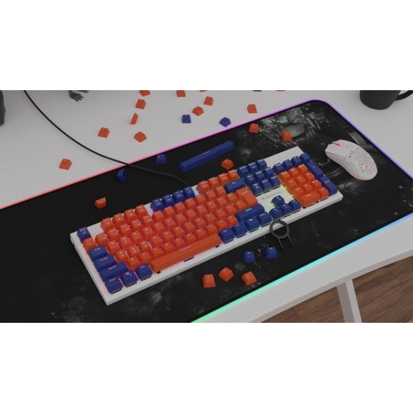 Genesis Lead 300 granatowe Double Shot Keycaps