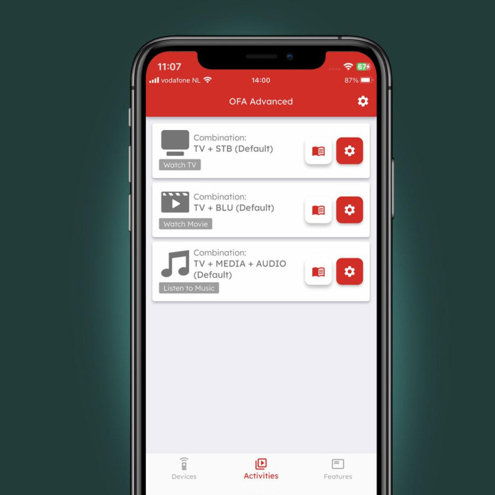 Pilot uniwersalny One for All URC7956 Smart Control Pro (obsł. 5 urz.) programowalny