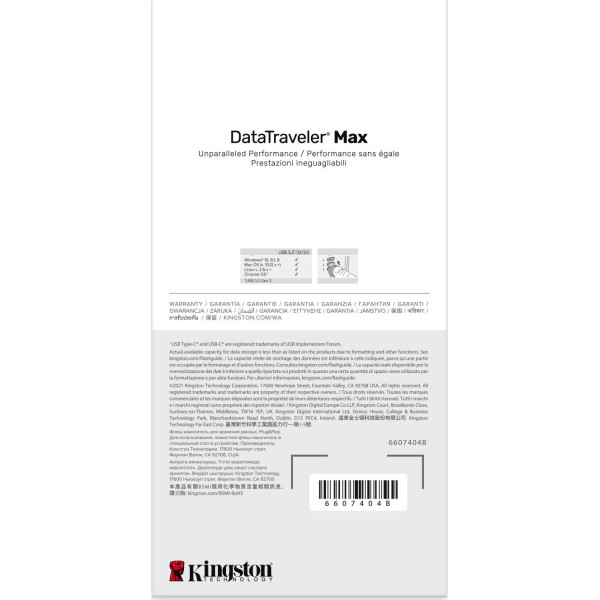 KINGSTON FLASH 512GB Max 1000R/900W USB 3.2 DataTra