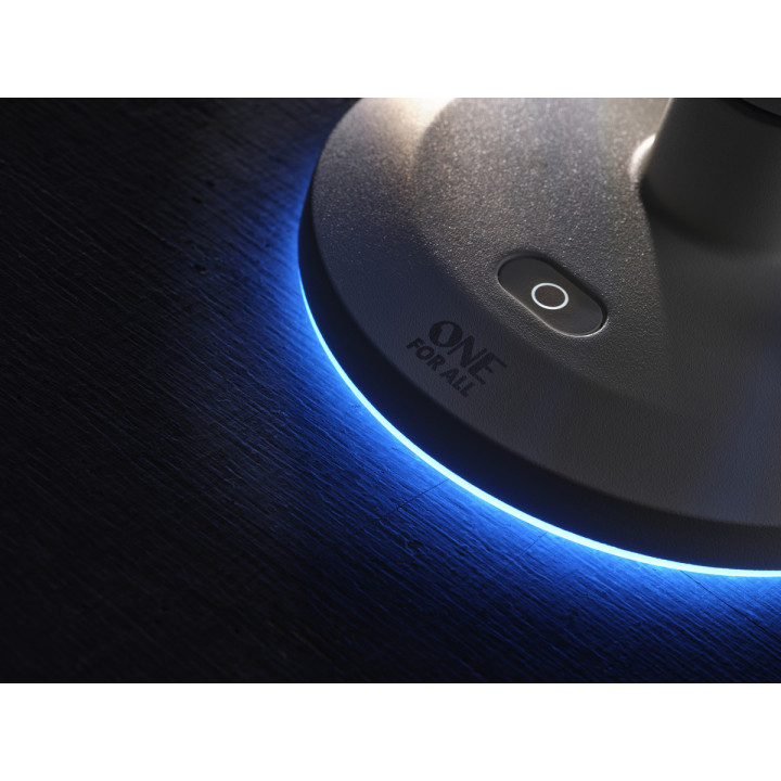 One For All DM8120 Uniwersalny uchwyt do monitora EXPERIENCE RGB, gaming, SINGLE, biały, 21''-45'' 14kg