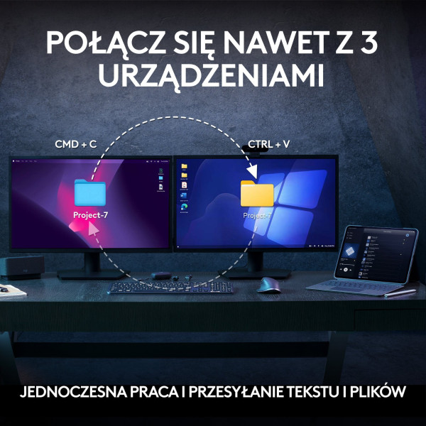 Logitech MX Keys S Combo Grafitowy