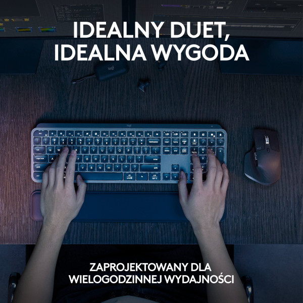 Logitech MX Keys S Combo Grafitowy