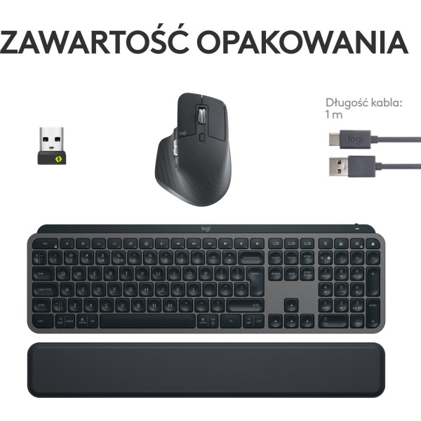 Logitech MX Keys S Combo Grafitowy