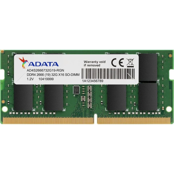 Pamięć - ADATA 32GB [1x32GB 3200MHz DDR4 CL22 SODIMM]