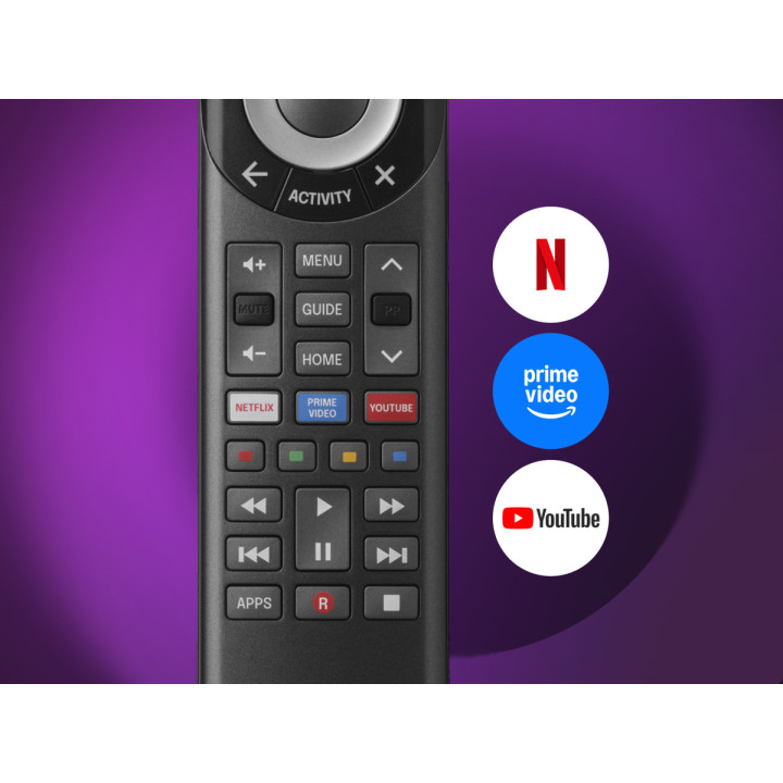 Pilot uniwersalny One for All URC7981 Smart Control Pro (obsługa 8 urządzeń), konfig. przez aplikację