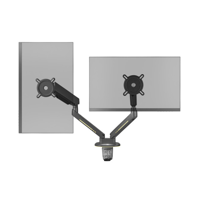 One For All DM8210 Uniwersalny uchwyt do monitora EXPERIENCE RGB, gaming, DUAL, czarny, 2x 21''-45'' 14kg