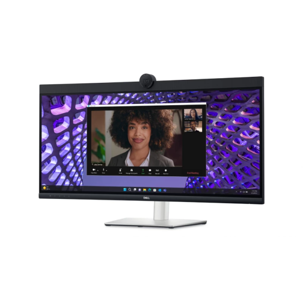 Monitor Dell P3424WEB 34 cale IPS Zakrzywiony WQHD (3440x1440)/21:9/HDMI/DP/USB-C/RJ-45/Kamera/Głośniki/Mikrofon/3Y