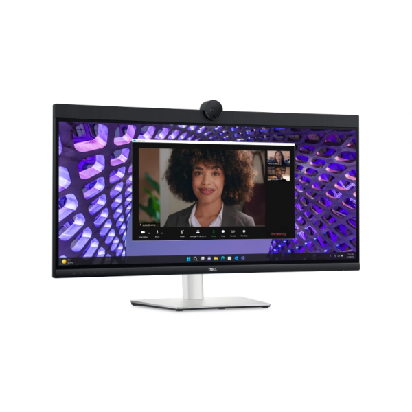 Monitor Dell P3424WEB 34 cale IPS Zakrzywiony WQHD (3440x1440)/21:9/HDMI/DP/USB-C/RJ-45/Kamera/Głośniki/Mikrofon/3Y
