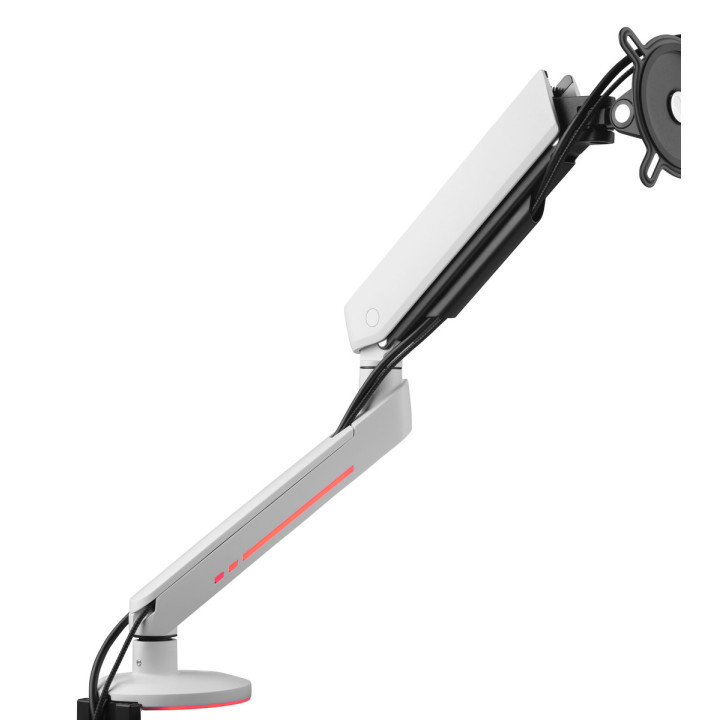 One For All DM8120 Uniwersalny uchwyt do monitora EXPERIENCE RGB, gaming, SINGLE, biały, 21''-45'' 14kg