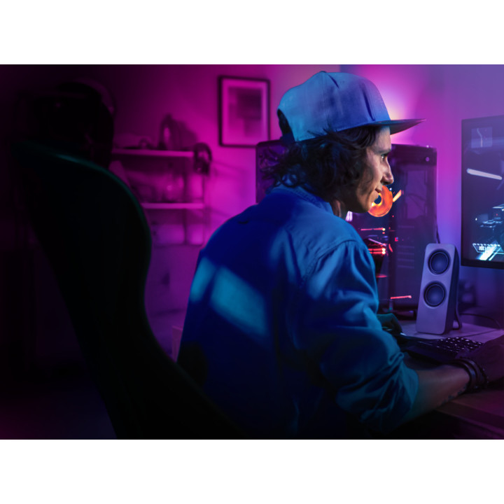 One For All DM8210 Uniwersalny uchwyt do monitora EXPERIENCE RGB, gaming, DUAL, czarny, 2x 21''-45'' 14kg