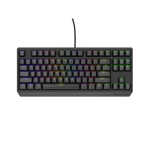 Genesis Thor 230 TKL czarna RGB Outemu Red