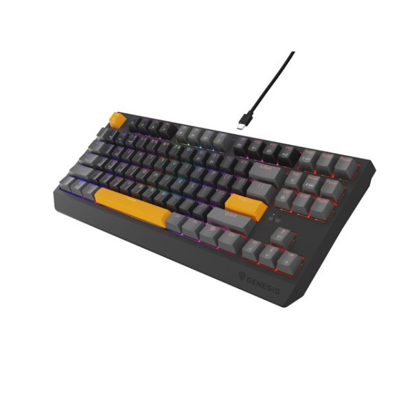 Genesis Thor 230 TKL Anchor Gray Positive RGB Outemu Red