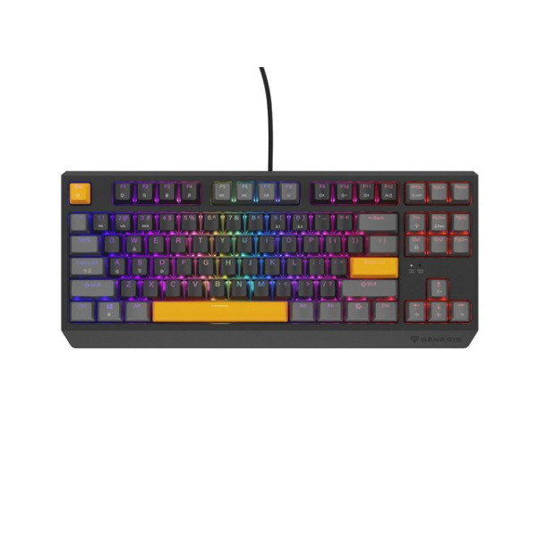 Genesis Thor 230 TKL Anchor Gray Positive RGB Outemu Red