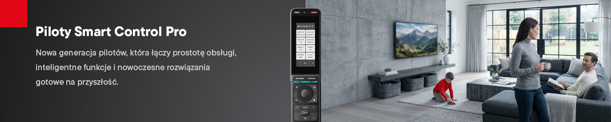 Piloty uniwersalne One For All Smart Control Pro Family