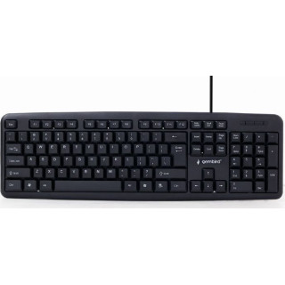 Klawiatura GEMBIRD KB-U-103 (USB 2.0; (US); kolor czarny)