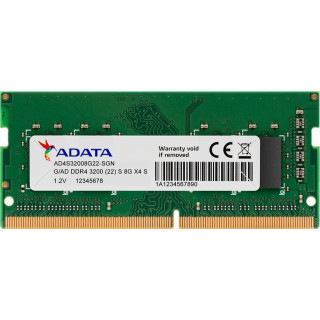 Pamięć - ADATA 8GB [1x8GB 3200MHz DDR4 CL22 SODIMM]