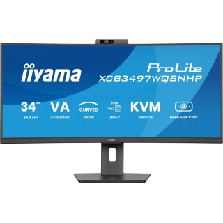 iiyama ProLite XCB3497WQSNPH-B1 - 120Hz | UWQHD | 34'' | VA | 0,4ms