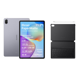 Tablet Huawei MatePad 11,5'' 2025 8/256GB WiFi szary + klawiatura + rysik