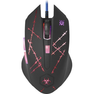 DEFENDER MYSZ PRZEWODOWA FORCED GM-020L 800/1800/2400/3200 DPI 6P + PODKŁADKA + GRA 52020