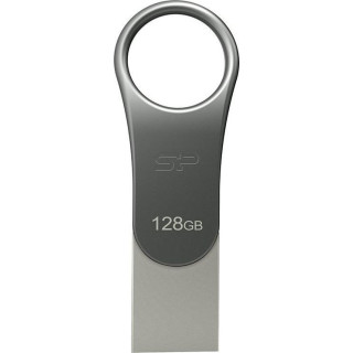 Pendrive Silicon Power Mobile C80 128GB Dual USB 3.1/Type-C Silver (SP128GBUC3C80V1S)