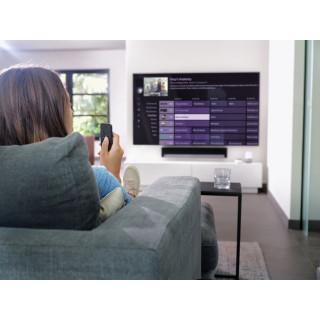 Zamiennik pilota One For All URC1110 do Apple TV HD i 4K IR / BT Czarny