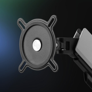 One For All DM8220 Uniwersalny uchwyt do monitora EXPERIENCE RGB, gaming, DUAL, biały, 2x 21''-45'' 14kg